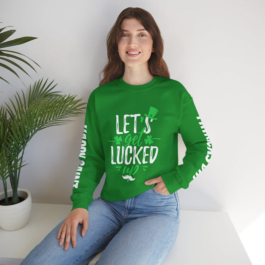 St. Patrick's Day Crewneck Sweatshirt - Let's Get Locked Up