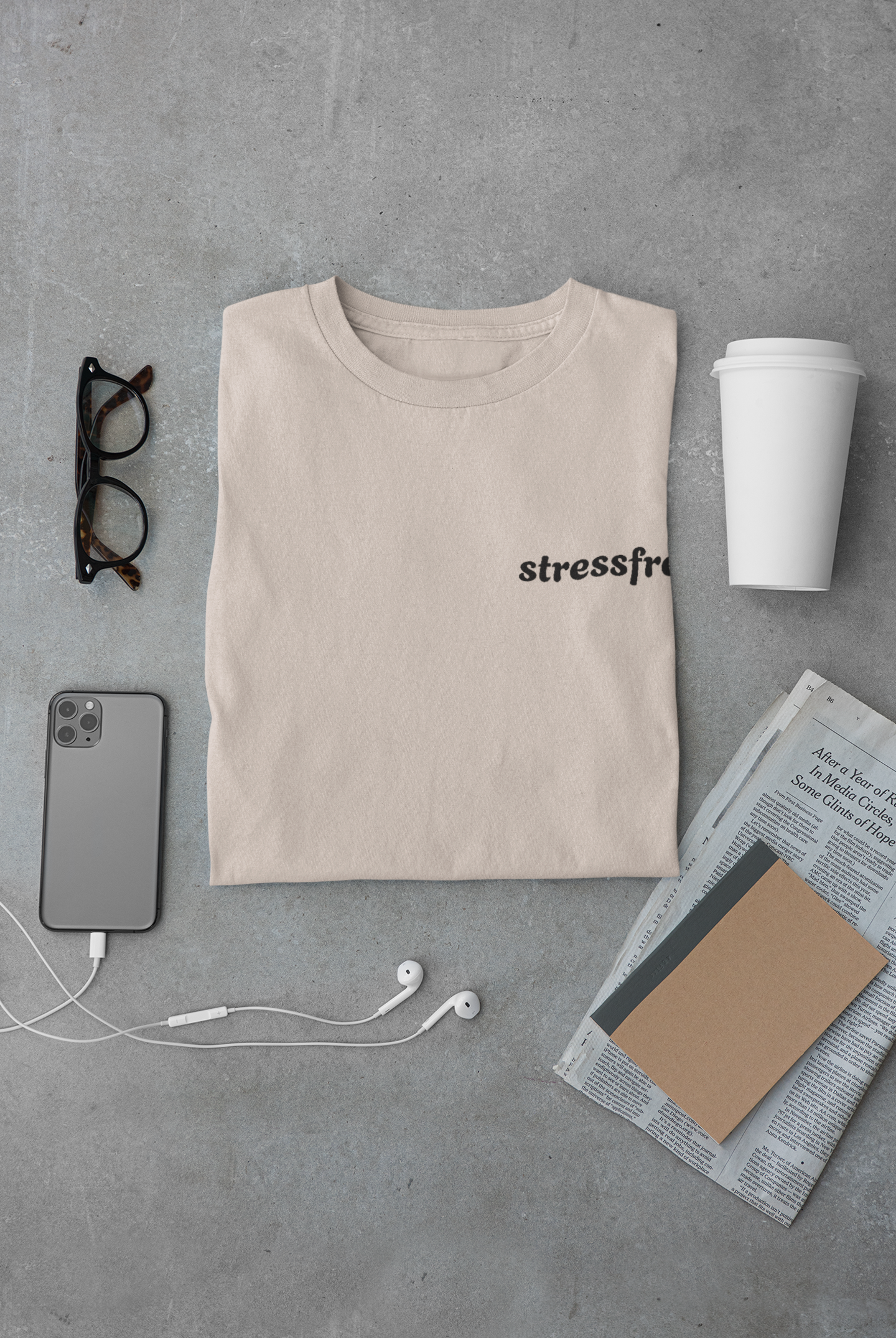 Stressfree Unisex Classic Tee - Beach Vibes T-Shirt